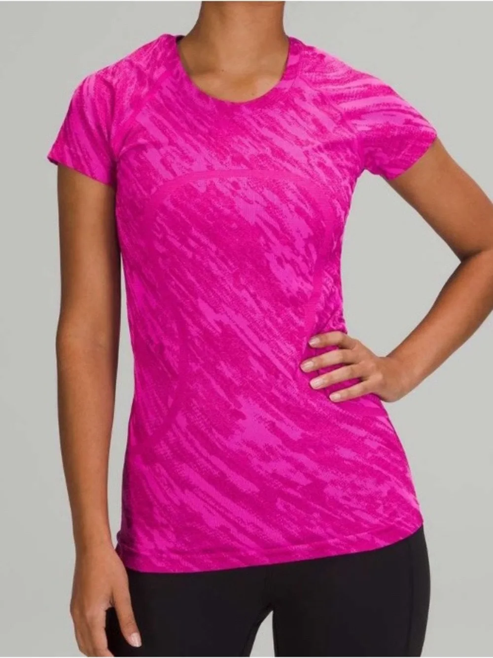 lululemon athletica Swiftly Tech Camo POW Pink